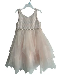 American Princess rosa Lagenlook Tüll Kleid Gr. 5 - Bild 1 von 4