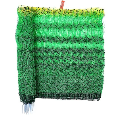 Red eléctrica para cerca de PE 35 pulgadas x 164 pies L con postes y estacas de doble pico Foto 1 de 4