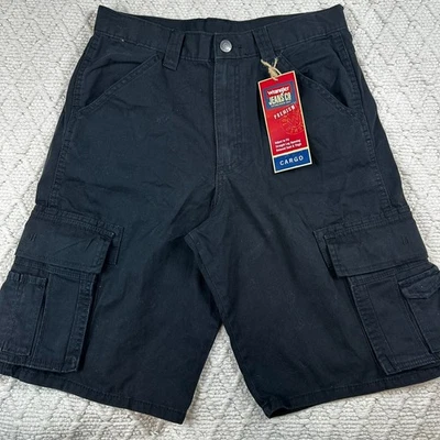 Pantalones Cortos Carga Wrangler Premium Niños Talla 16 Regular Negro Mezcla Algodón Foto 1 de 3