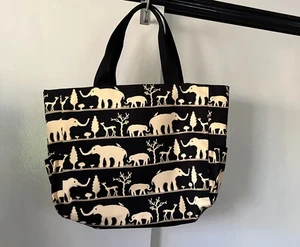 Bolso de Mano Jim Thompson Elefante Lona Cremallera - Imagen 1 de 4