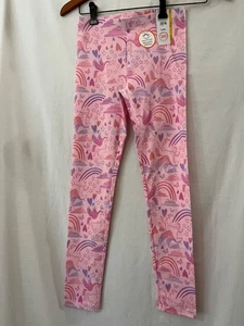 Wonder Nation Leggings Girls Tough Cotton Pink Unicorn Many sizes NWT - Picture 1 of 4