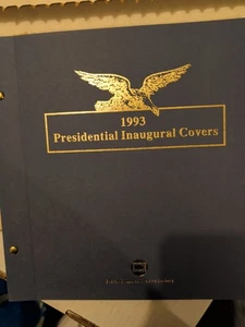 1993 BILL CLINTON EINWEIHUNG COVER 2ER SET, STÜCK GÜTESIEGEL MIT ORDNER - Bild 1 von 3