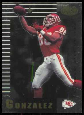 1999 年 Leaf 认证 - Tony Gonzalez #49 — 第 1/2 张图片