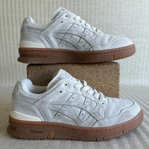 ASICS EX89 Shoes Mens Size 7.5 White Suede Gum Sole Low Top Sneakers 1203A481 - Picture 1 of 17