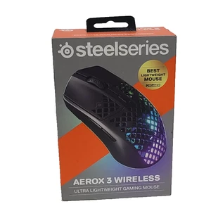 Aerox 3 Wireless Mouse Onyx Rechargeable Ultra Lightweight Gaming Steelseries - Bild 1 von 6