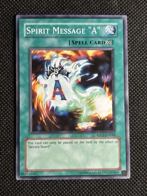 YuGiOh! - Spirit Message "A" RP02-EN048 Common Unlimited Edition Near Mint - Image 1 of 2
