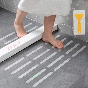 Anti-slip Strips, Safety Shower Treads Stickers - 24 Pcs, Bathtub Non Slip St... - Picture 1 of 9