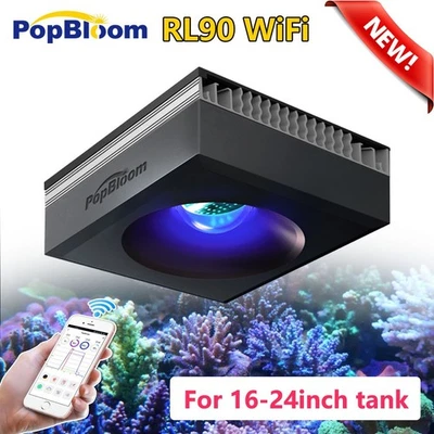 PopBloom RL90 Sea Marine Nano LED Aquarium Light Reef Led Lighting 24" 60cm 2ft - Image 1 of 4