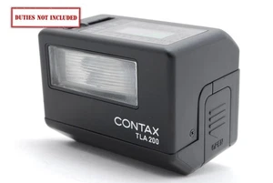 [MINT] Contax TLA200 BLACK Shoe Mount Flash For G1 G2 From JAPAN - Picture 1 of 24