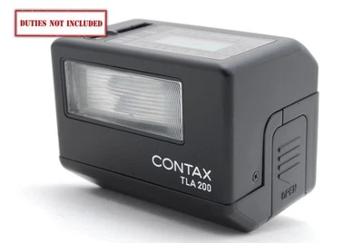 [MINT] Contax TLA200 BLACK Shoe Mount Flash For G1 G2 From JAPAN - Image 1 of 4