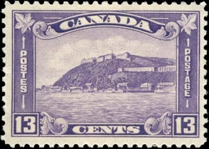 Canada Mint H F-VF 13c Scott #201 1932 King George V Medallion Stamp - Imagen 1 de 2