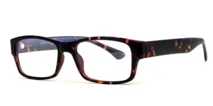 Calabria Soho by Vivid 1019 Designer Blue Light Blocking Glasses Matte Tortoise - Bild 1 von 2