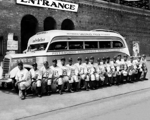 1935 Champions Pittsburgh Crawfords Glossy 8x10 Photo Negro League Poster Print Cover