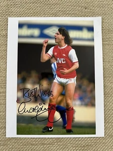 Genuine Hand Signed Autograph Photo Arsenal Charlie George Photograph 10 x 8" - Picture 1 of 2