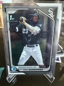 RYAN BURROWES 2024 Bowman Chrome 1st Prospect Baseball Card #BCP-199 White Sox - Bild 1 von 1