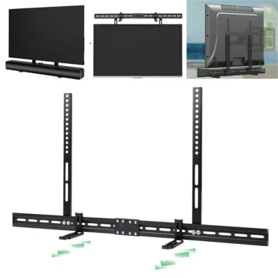 Extendable 8.5cm-12cm Soundbar Mount Sound Bar Mounting Bracket to TV/ Wall Safe - image 1 of 4