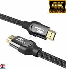 Premium Gold Plated 4K 3M HDMI V2.0 Braided Cable High Speed 2160P 3D UHD HDTV