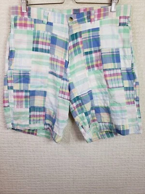  Pantalones Cortos Barry Bricken Parche Para Hombre 36x9 Multicolor Vintage Algodón Uso Genial Foto 1 de 4