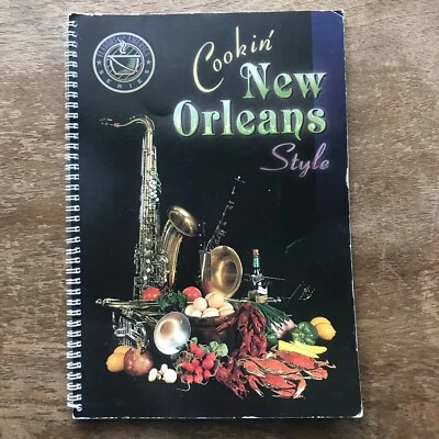 Cookin New Orleans Style Flavors of America Series 1997 Terrell Publishing Co - Imagem 1 de 4