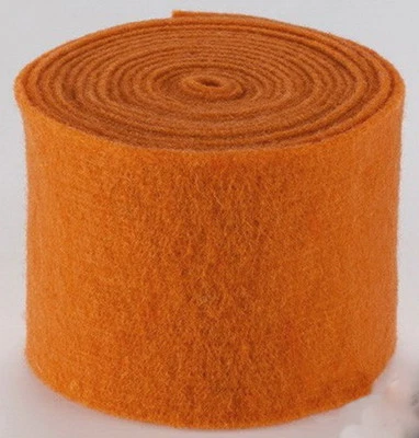 1m Topfband*Filzband*b=15cm*orange*SchafWolle-Filz*Band*Dekoband*DIY*Deko*OR04 - Bild 1 von 3