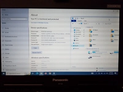 Panasonic Toughbook CF-53 14" Core i5 4310U 8GB RAM 256GB SSD Táctil Foto 1 de 4