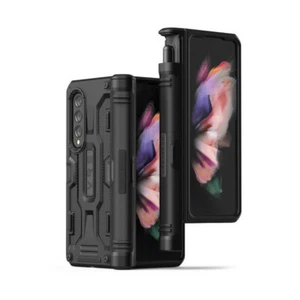 Samsung Galaxy Z FOLD 3 Hinge Protection Case Cover with Pen Storage Verus Korea - Picture 1 of 12