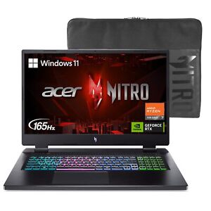 Acer Nitro Gaming Laptop Ryzen 7 7735HS RTX 4050 17.3" 16GB 1TB SSD AN17-41-R8N5