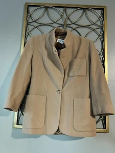 Vintage Liz Claiborne Jacket Blazer Wool Cashmere Blend 4 P ILGWU Tag Boho - Picture 1 of 12