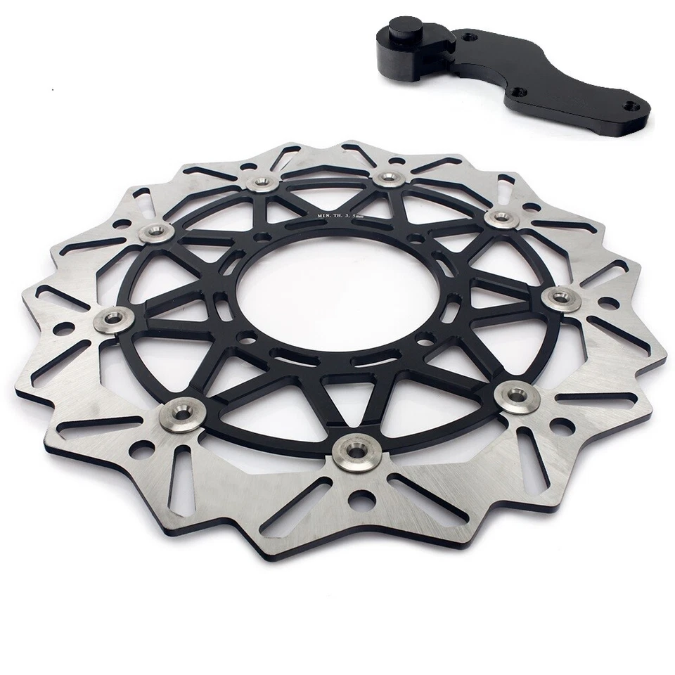 For Kawasaki Oversize Brake Disc Rotor Adapter KX 125 250 1995-05 KX250F 2004 05 - Image 1 of 4