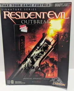 Capcom Resident Evil: Outbreak Official Strategy Guide Brady PS2 No Foldout - Picture 1 of 5
