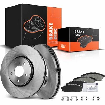 前盘式制动转子和陶瓷刹车片适用于英菲尼迪 FX35 FX45 FX37 QX70 — 第 1/4 张图片