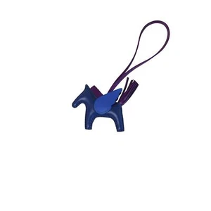 Hermes Rodeo Pegasus PM Charm Blue Purple - Picture 1 of 1