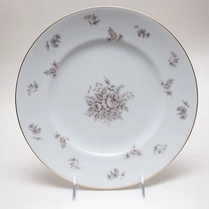 Amcrest Shadow Rose Pink Gray Floral Dinner Plates 10.25" Multiples - Picture 1 of 2