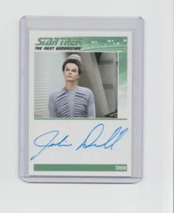 Tarjeta autógrafa del programa de televisión Star Trek The Next Generation Juliana Donald Tayna (A) - Imagen 1 de 2