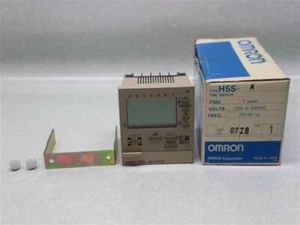 Omron H5S H5S-A H5SA Time Switch 100-240VAC New Open Box 30Days Warranty - Picture 1 of 12