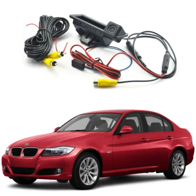 Car Trunk Handle + CCD Rearview Camera Backup for BMW 3-Series E90 E91 E92 E93 - Image 1 of 4