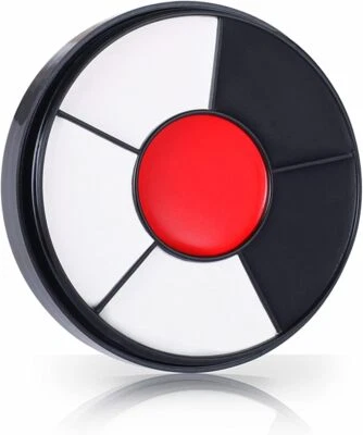 Go Ho White Black Red Colors 3 In 1 Body Paint Set,3 Colors Face Paint Wheel fo