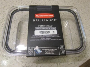 5-Pack Rubbermaid Brilliance Clear Food Containers 1.3 Cup Leak-Proof Storage - Picture 1 of 5