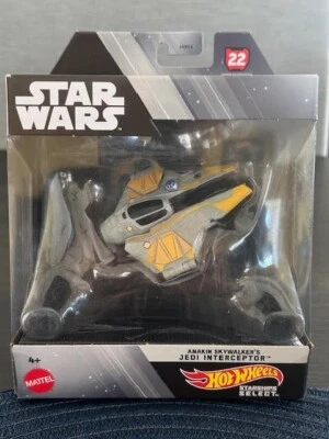 Hot Wheels - Star Wars: Starships Select - A.Skywalker's Jedi Interceptor #22 Nuevo en caja Foto 1 de 2