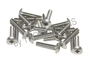 20-SS 1/4-20 X 1-1/4 PTH KREUZSCHLITZ TRUSS HEAD MASCHINENSCHRAUBEN 18-8 EDELSTAHL - Bild 1 von 1