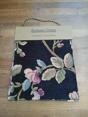 Fabric Swatches Sample Book Highland Court Floral Italian Tapestry Sewing  - Image 1 of 4