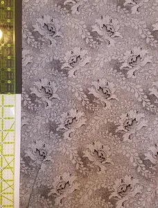 2 pieces Victorian Style Cotton Quilting Fabric Gray 7 yds Total - Picture 1 of 1