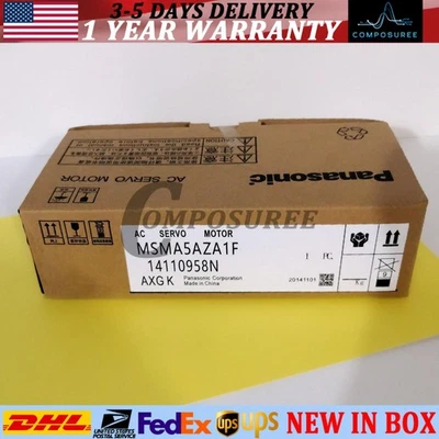 One For Panasonic AC Servo Motor MSMA5AZA1F New In Box Expedited Shipping - Image 1 of 4