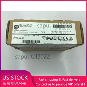 New  AB 1769-IA16 CompactLogix 16 Pt 120VAC D/I Module 1769IA16 US Free Tax - Picture 1 of 5