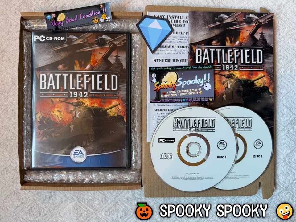 Battlefield 1942 PC - VGC CIB with Natural Disc - High Quality Packing - Tracked - Image 1 of 4