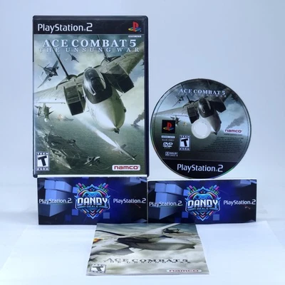 Ace Combat 5 Unsung War PS2 CIB W/ Manual - PlayStation 2 - Image 1 of 4