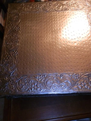 Pedestal grande de metal plateado vintage soporte para golosinas para pasteles pieza cuadrada para eventos de 22" Foto 1 de 4