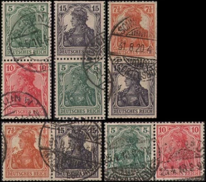 Alemania Michel #Zdr-54//W11 Pares de inquilinos usados - Imagen 1 de 1