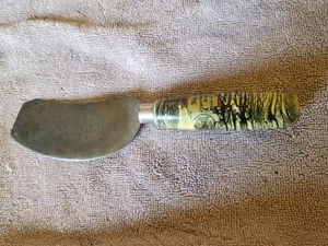 Antiguo cuchillo de percha de papel RIDGELY único mango ornamentado raro 7 1/4" de largo - Imagen 1 de 5
