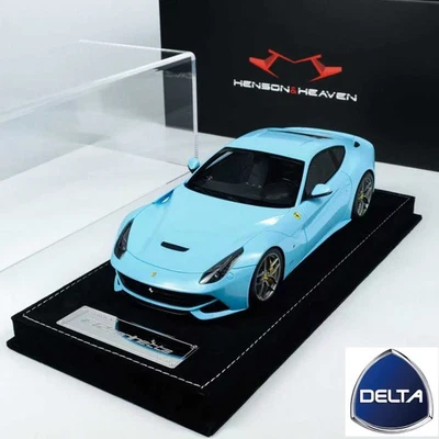 1/18 Henson & Heaven HH Model Ferrari F12 Berlinetta In Azzuro La Plata - Image 1 of 4